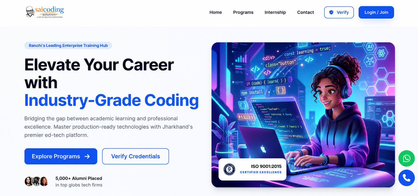 Sai Coding Solution – Professional IT Training & EdTech Platform
